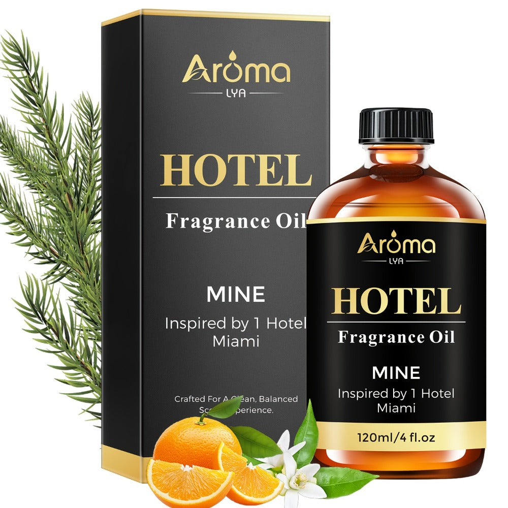 Hotel Fragrance Oil 4oz ¨C Luxury Resort Scents for Diffuser, Candle, Humidifier & Car | M Way, White Tea, Carlton, Beach Villas