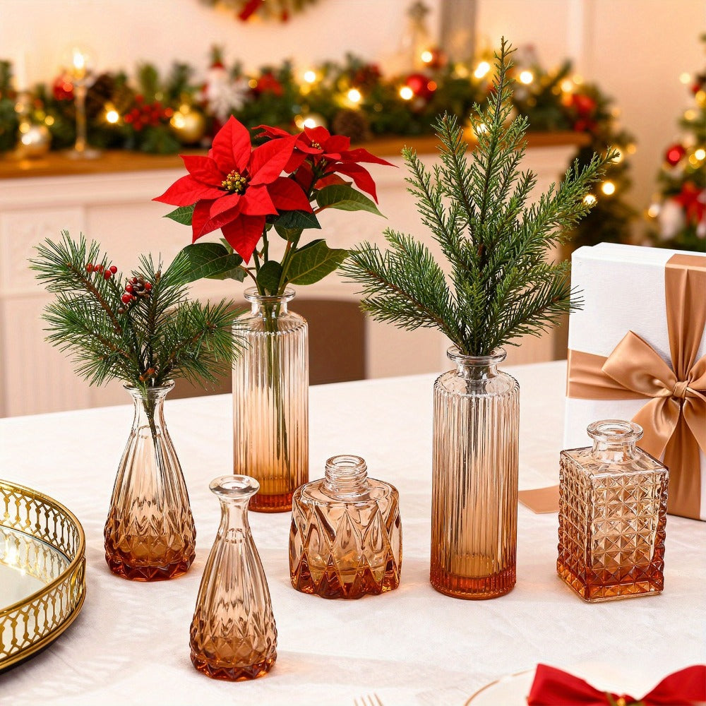 Mini Bud Vases 36pcs ¨C Clear Small Flower Vases for Wedding Centerpieces Birthday Party Anniversary Home Table Decoration