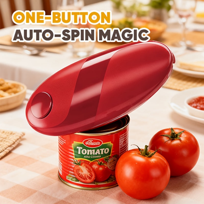 Electric Can Opener One-Touch Automatic ¨C Safe Smooth Edge, Hands-Free Magnetic Lid Lift, Easy Open for Seniors & Arthritis, Universal Fit, Perfect Holiday Gift