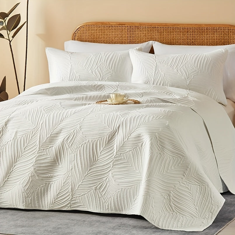 Quilt Set 2-3pcs ¨C Lightweight Microfiber Bedspread Coin Pattern Coverlet All Seasons Twin Full Queen King Cal King