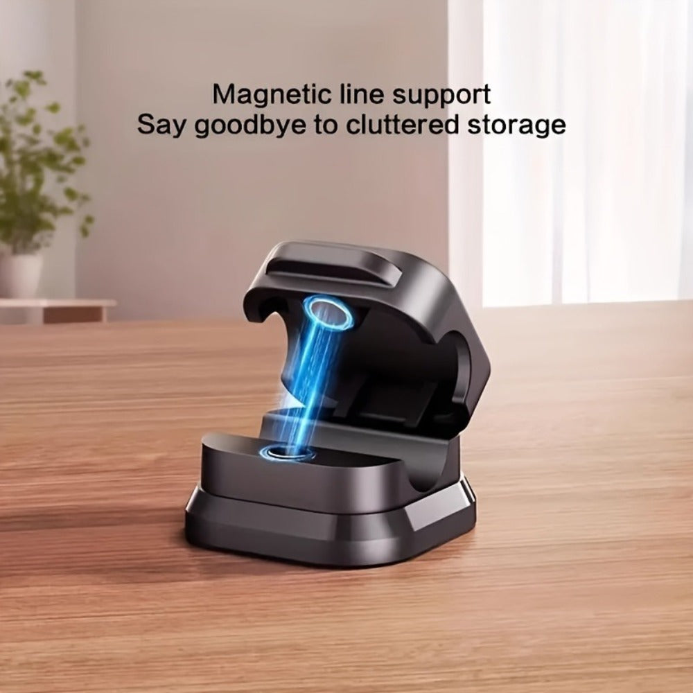 Silicone Cable Clips Self-Adhesive 16 Pcs ¨C Reusable Cable Organizer & Wire Management for Desk, Car & Office, Universal Data Cable Holder, High-Elasticity Wear-Resistant, for Tech Geeks & Students (Black)