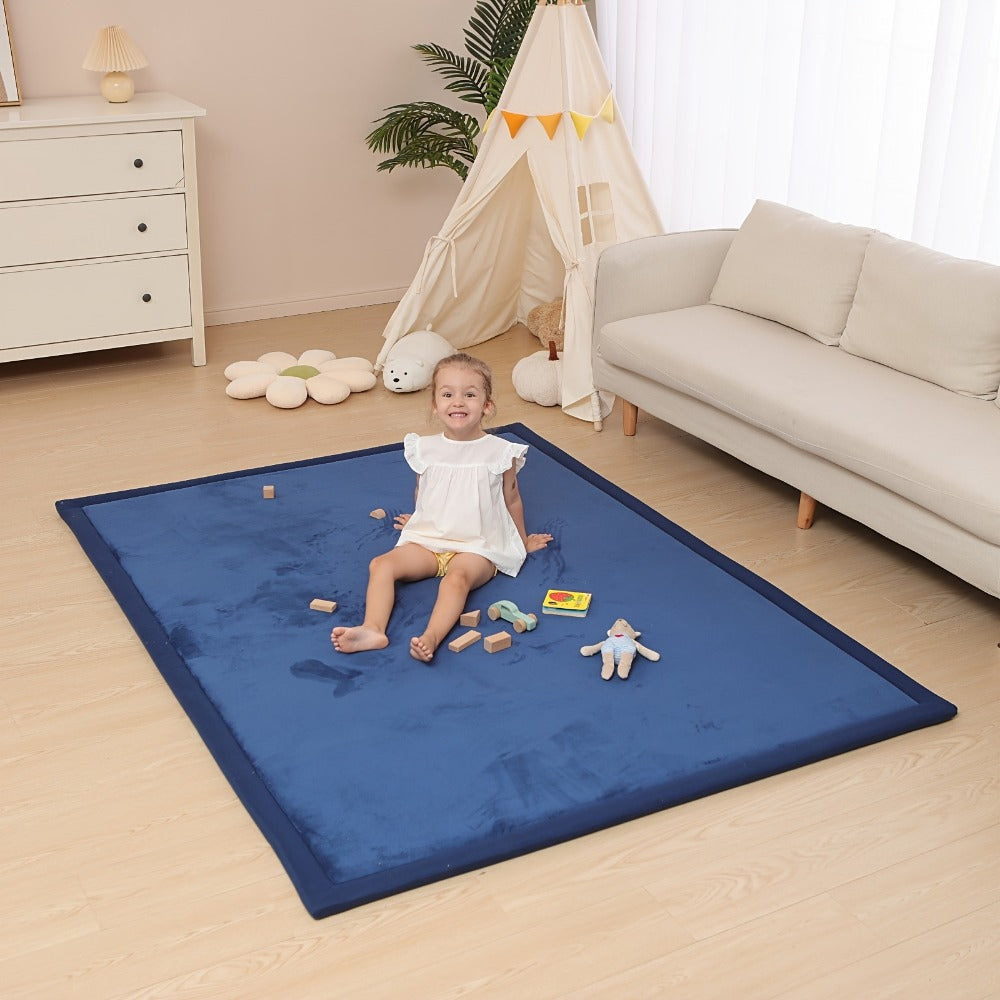 Memory Foam Area Rug Tatami Mat Non-Slip Coral Velvet Floor Mat for Living Room Bedroom Kids Playroom Yoga ¡ª Multiple Sizes & Colors