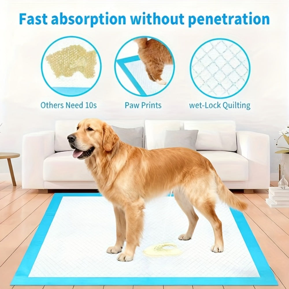 Super Absorbent Dog Training Pads XL XXL ¨C Thick Leak-Proof Pet Pee Pads & Adult Incontinence Underpads, Buy 50 Get 50 Free, Fast Delivery
