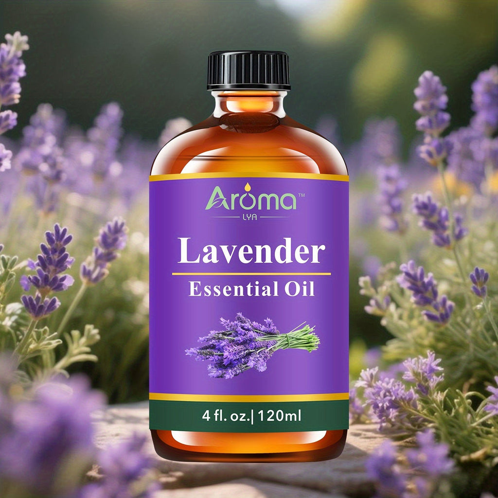 Lavender Essential Oil 4oz ¨C Pure Aromatherapy Oil for Diffuser, Candle, Humidifier & Massage | Also in Eucalyptus, Frankincense, Peppermint, Lemon & More