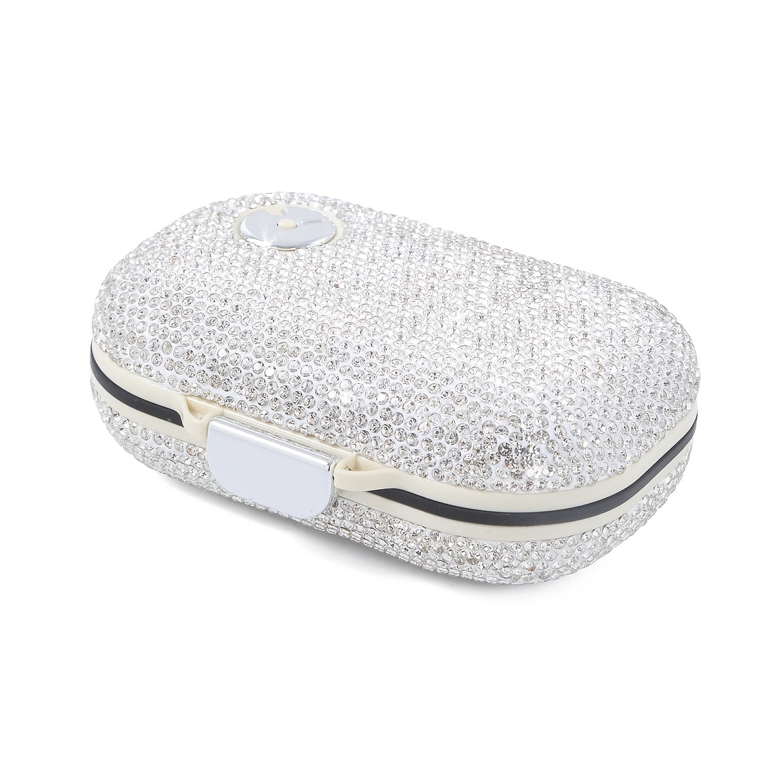 Travel Pill Organizer 7 Compartments, Moisture-Proof Compact Portable Pill Box for Vitamins Fish Oil & Medications, Daily Pill Case in Square or Oblong Shape, Multiple Colors Available
