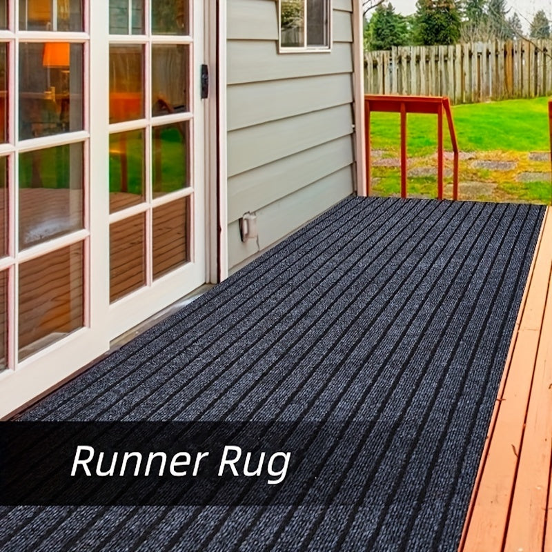Runner Carpet with Rubber Backing - Non-Slip 1800G/sqm Heavy Duty Washable Indoor Outdoor Rug | Hallway, Entryway, Laundry Room & Balcony Runner Mat | Multiple Sizes & Colors