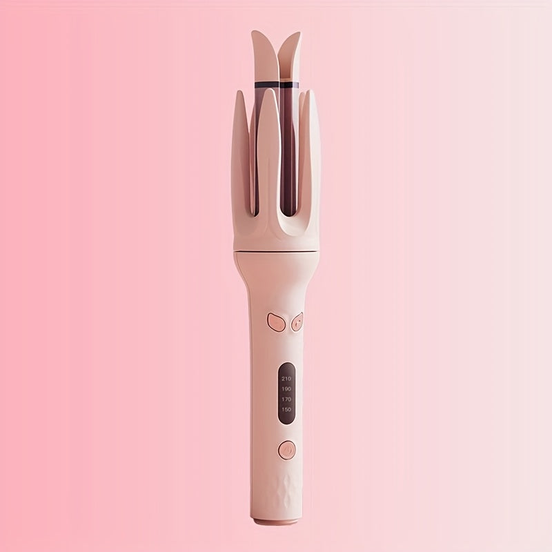 Automatic Hair Curler 28mm Barrel Negative Ion Technology 4 Temperature Settings Fast Heating Portable Travel Hair Curling Wand for Easy Curls Women Gift