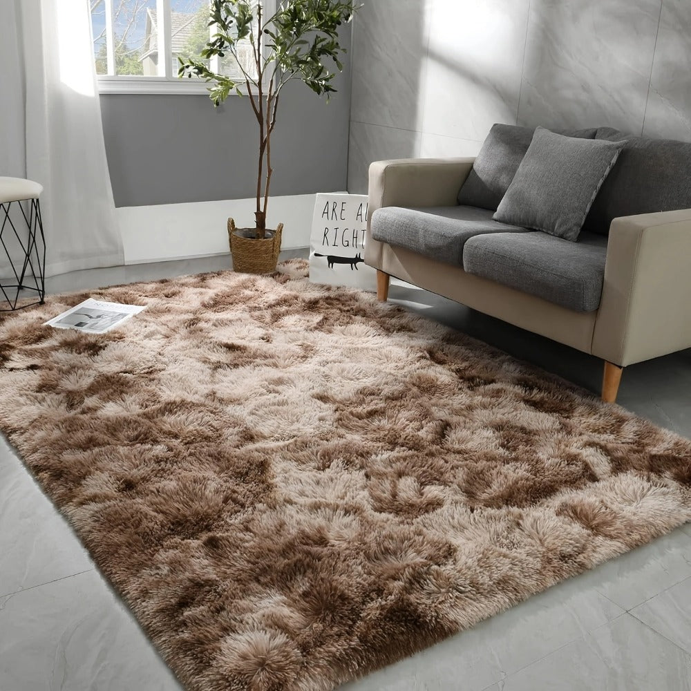 Non-Slip Area Rug Fluffy Soft Carpet - Modern Home Decor Floor Mat for Living Room, Bedroom, Kitchen & Bathroom | Easy Clean Cute Plush Rug in Multiple Colors & Sizes | Indoor Anti-Slip Floor Decoration