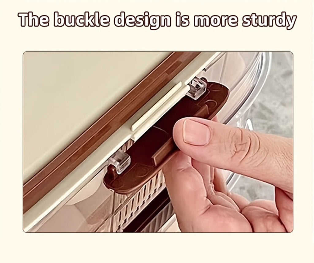 Egg Organizer for Refrigerator, Multi-Layer Auto-Rolling Egg Rack with Large Capacity ¨C Space-Saving Egg Storage Dispenser for Fridge, Cabinet & Countertop, Ideal for Busy Families