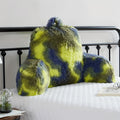 Reading Pillow with Arms - Camo Tie-Dye Plush Backrest Pillow for Bed, Ergonomic Sit-Up Support for Reading, Gaming & Studying, Fluffy Boyfriend Pillow with Medium-Firm Fill, Cozy Home Decor