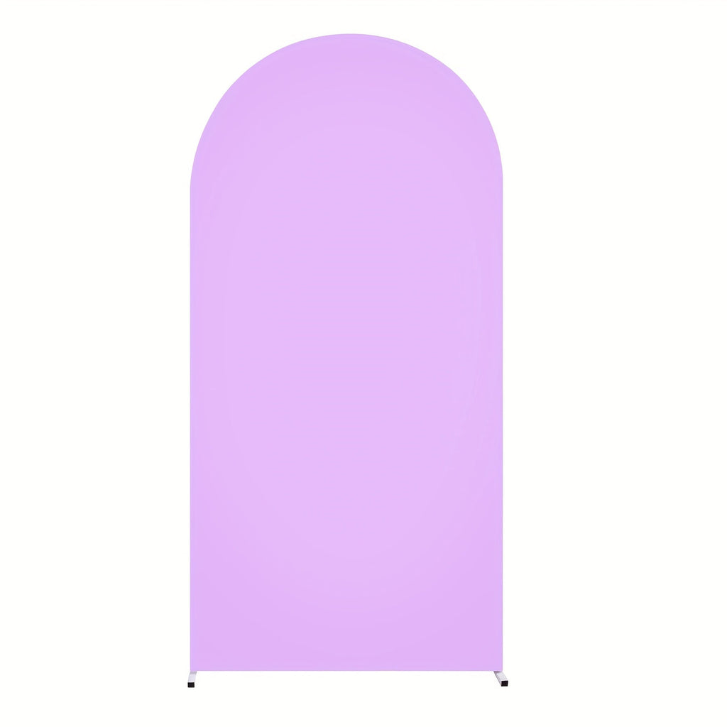 Arch Cover 6ft Stretchable Fabric Party Decoration | Wedding Ceremony Backdrop Cover Wrinkle-Free Zipper Fit for Gender Reveal Bridal Shower Birthday Holiday Celebration 8 Colors