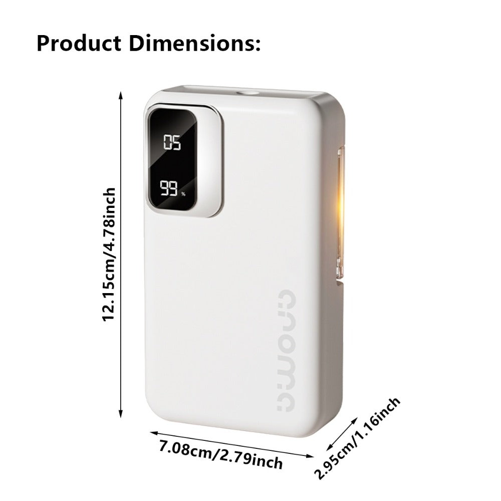 Aromatherapy Diffuser Smart Digital ¨C 1800mAh 7-Speed Sonic Essential Oil Diffuser Humidifier with USB Charging, Digital Display, Fine Mist for Bedroom Bathroom Office Home, Up to 20 Days Use