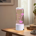 Jellyfish Lamp Deep Sea Atmosphere Night Light - Lifelike Color Changing LED Jellyfish Lava Lamp for Bedroom, Home Decor, Headboard, Easy Install, Soft Glow Nightlight Gift