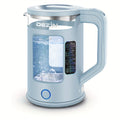 Glass Electric Kettle with Blue LED Light ¨C 1.5L Borosilicate Glass Water Boiler, Auto Shut-Off & Boil-Dry Protection, Fast Heating Hot Water Kettle for Tea & Coffee ¨C Azure, Black