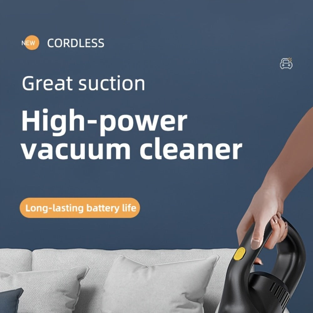 Cordless Handheld Vacuum Cleaner Rechargeable Lightweight Portable Strong Suction Mini Vacuum for Home Car Pet Hair Dust Debris Quick Cleanup