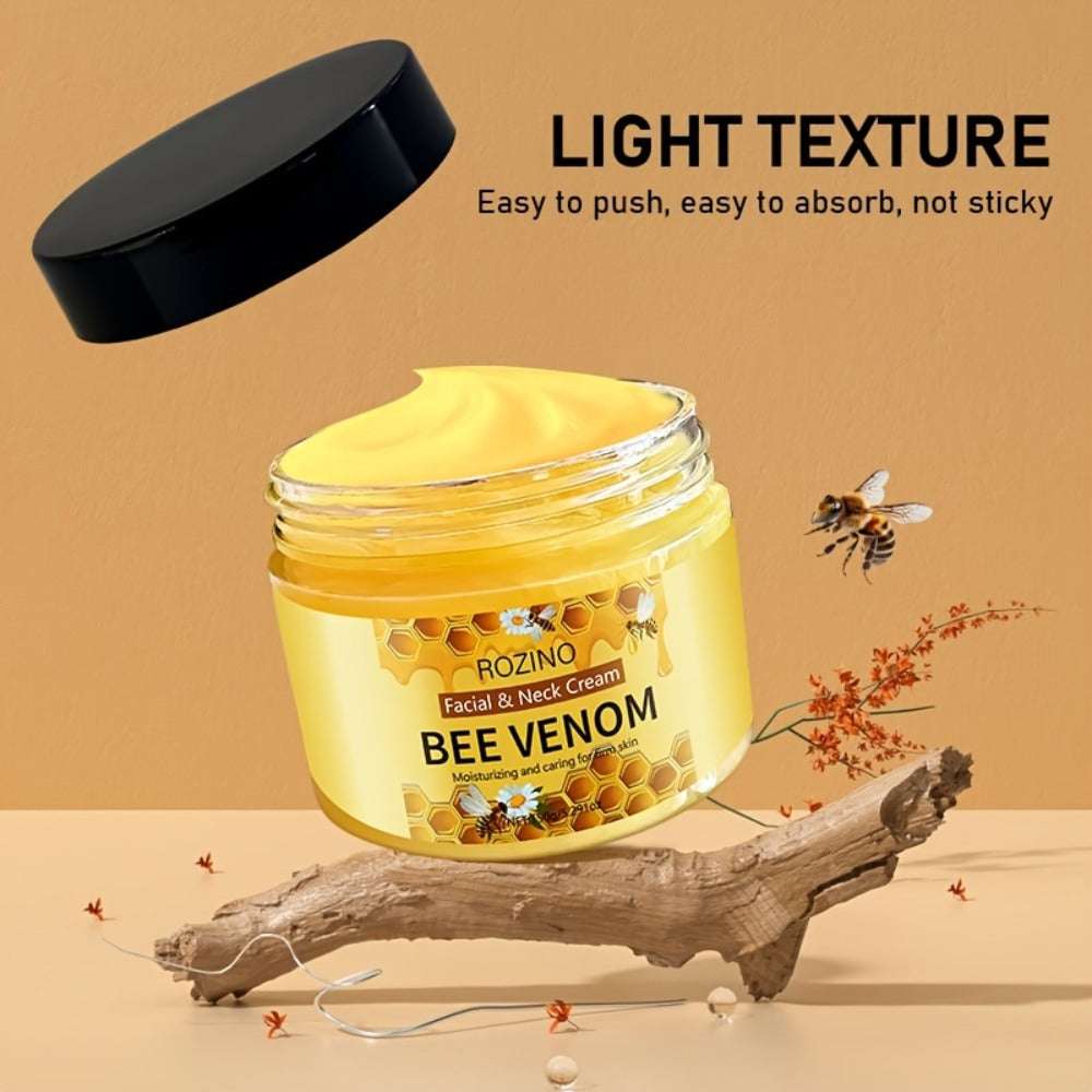 Bee Venom Face & Neck Lifting Firming Cream 150g with Hyaluronic Acid & Vitamin E ¨C Anti-Aging Moisturizer for Tightening, Hydrating & Smoothing Skin