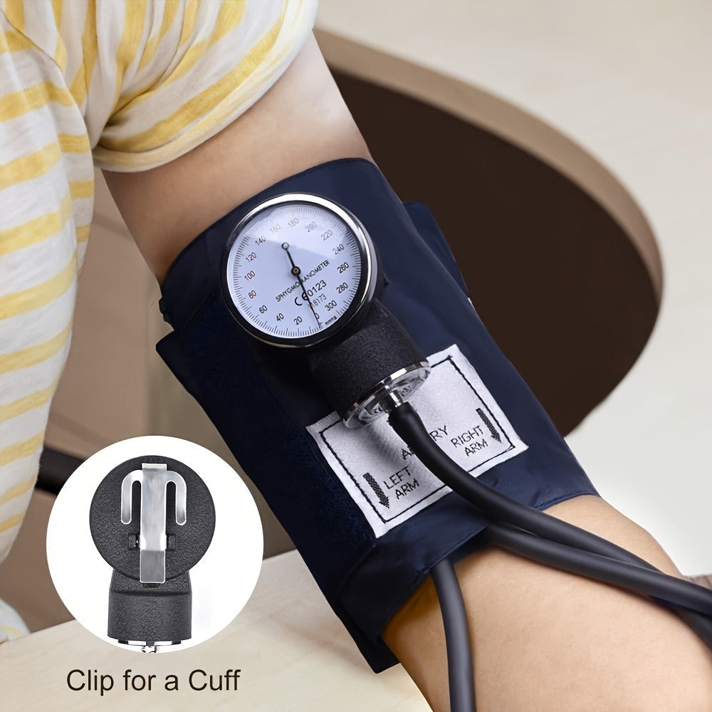 Aneroid Sphygmomanometer with Stethoscope Kit - Professional Manual Blood Pressure Monitor, Adult BP Cuff 10¡±-16¡±, Aluminum Alloy Gauge 300mmHg ¡À3mmHg Accuracy, Carrying Case Included, No Battery Needed