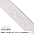 3D Self-Adhesive Foam Baseboard Wall Trim Sticker Waterproof Peel and Stick Carved Wallpaper Border Skirting for Home Decor White Silver Gray Copper Gold 4 8 12 Rolls