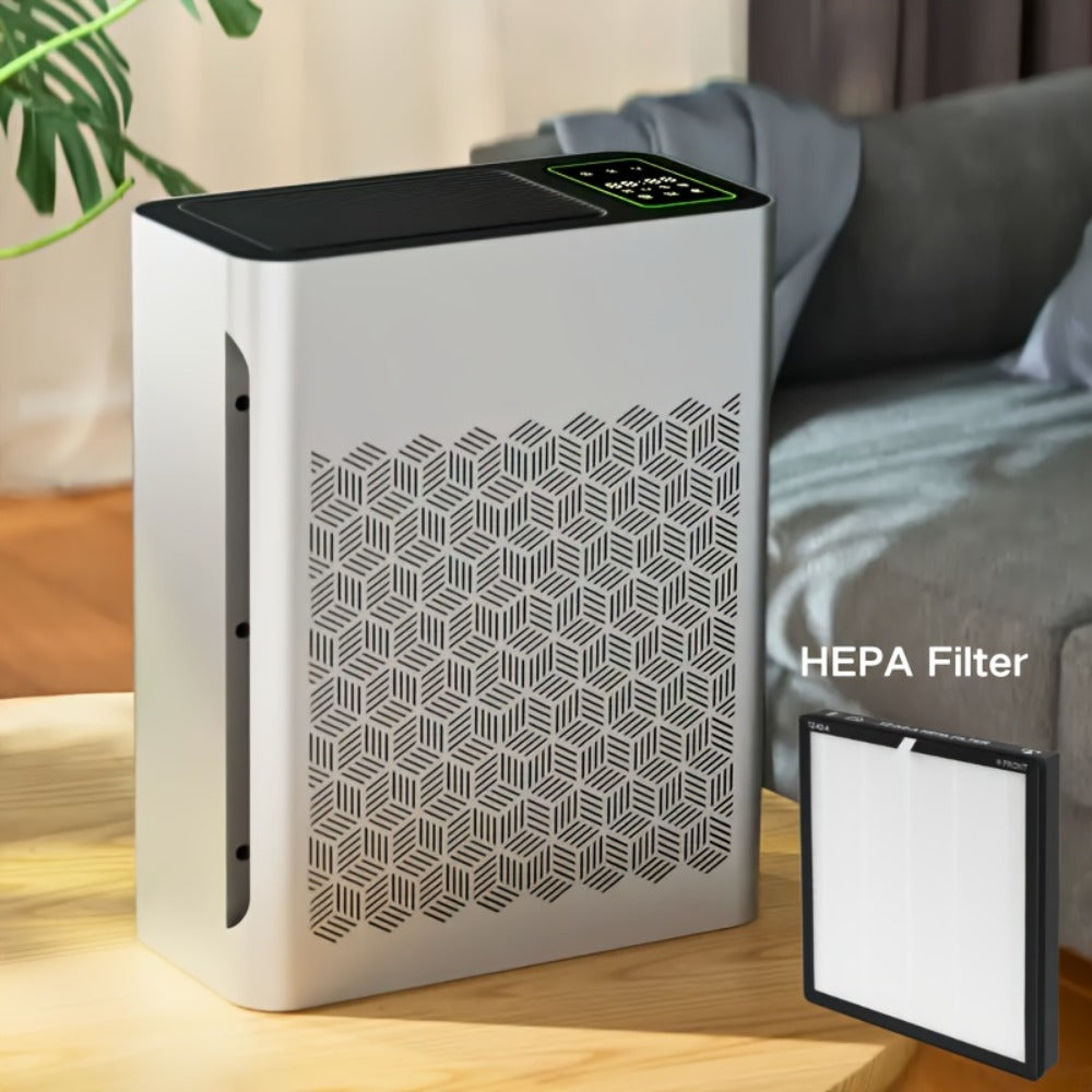 Air Purifier for Large Room with PM2.5 Display Auto Mode Timer HEPA Filter Removes Dust Smoke Pollen Odor for Home Office Living Room Bedroom