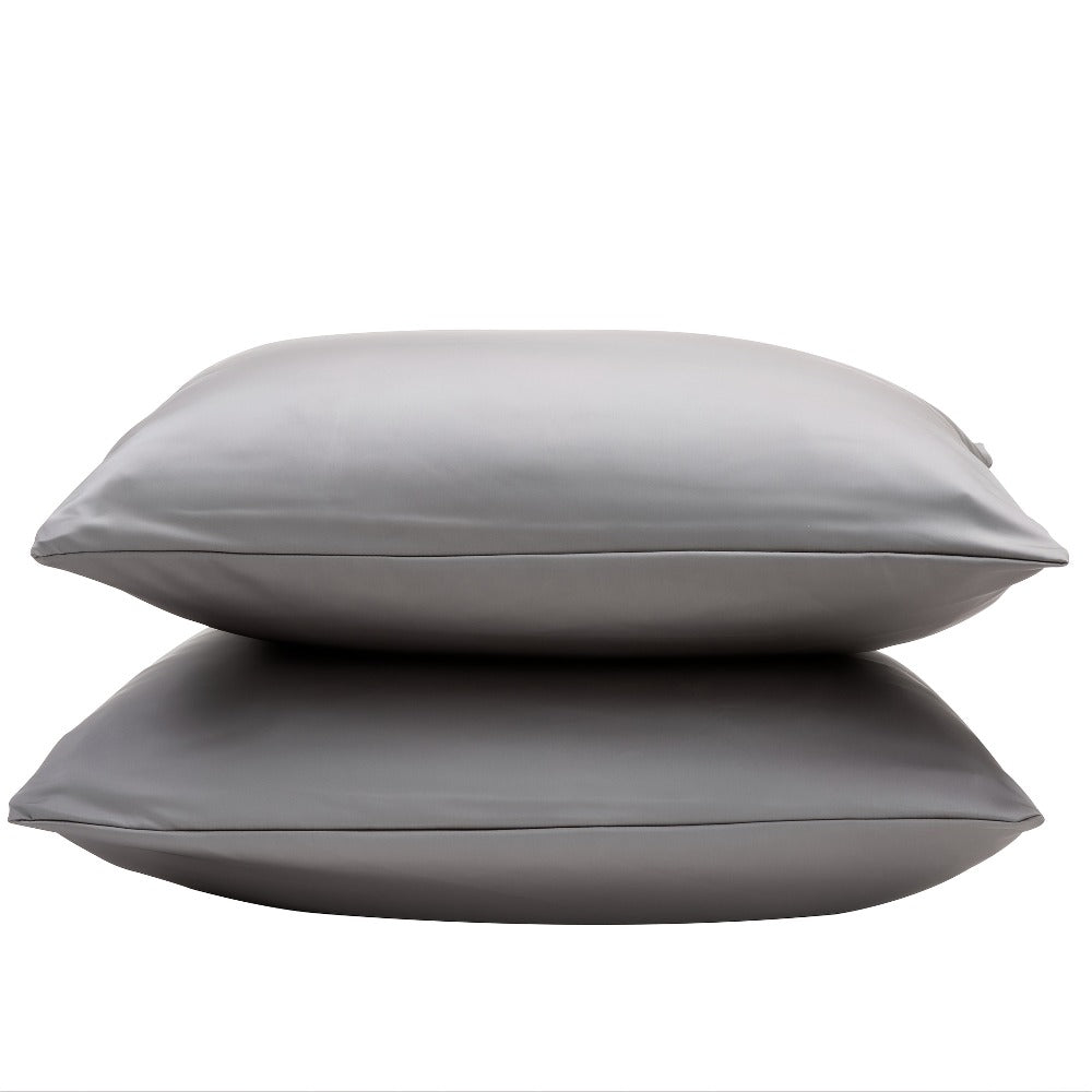Silk Pillowcase 22 Momme ¨C Satin Weave Mulberry Silk with Hidden Zipper for Hair & Skin Health, Standard Queen King ¨C Multiple Colors