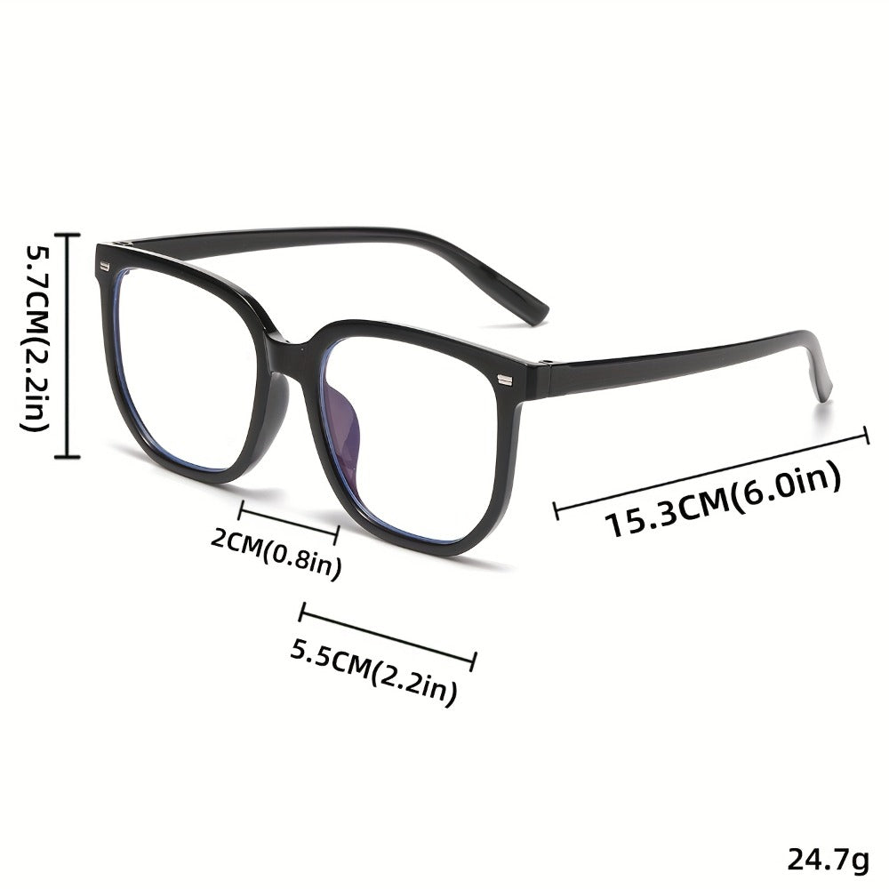 Blue Light Blocking Glasses 6 Pairs Anti Eye Strain Computer Gaming TV Phone Screen Readers Unisex Men Women UV Filter Eyewear Value Pack
