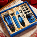 Men's Electric Grooming Set Hair Clipper Nose Trimmer Shaver Kit Cordless USB Rechargeable Professional Haircut Sculpt Shave for Home Car Travel Gift for Dad Husband Boyfriend