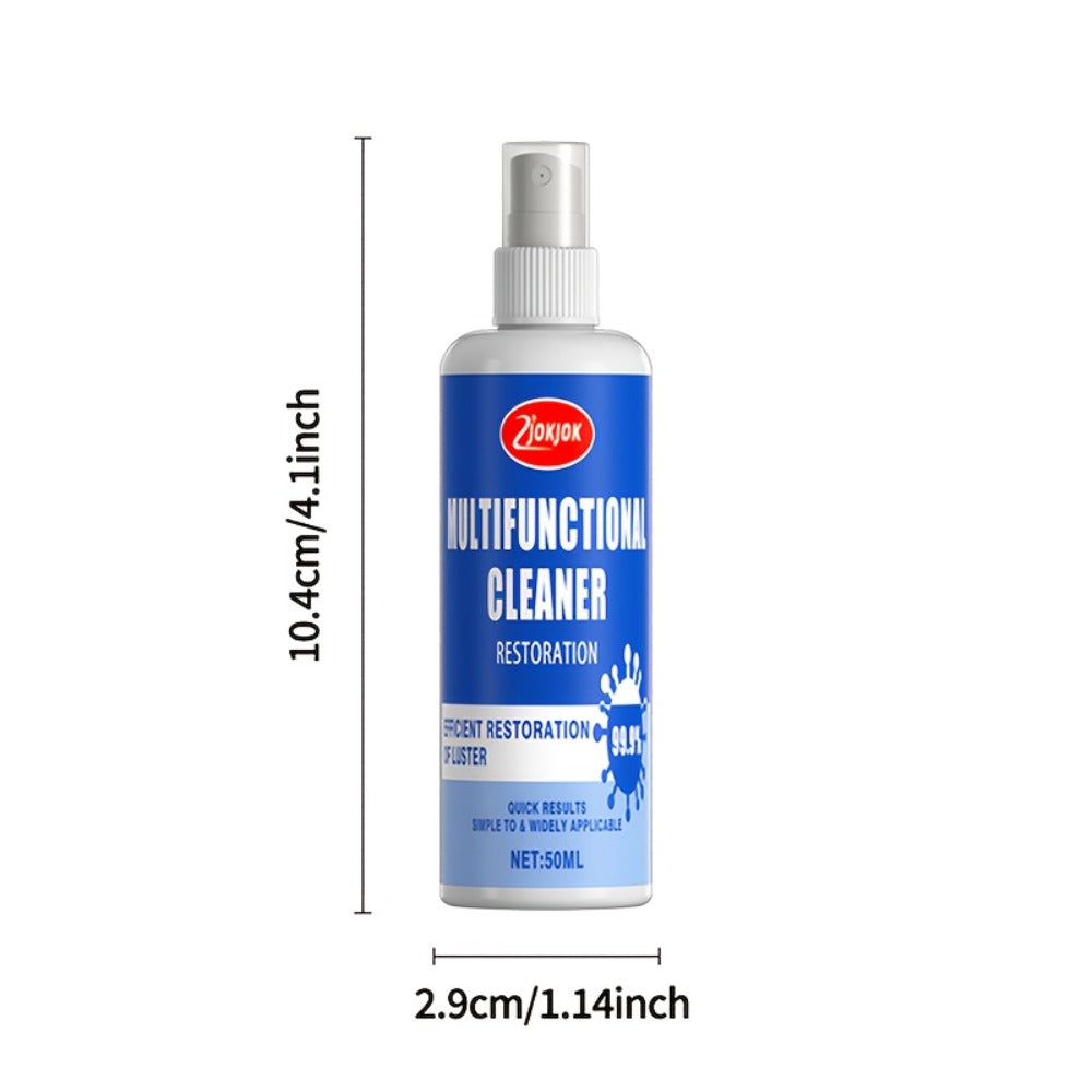 Kitchen Degreaser Spray Heavy Duty Oil Stain Remover Quick-Dissolving Formula for Stove Oven Microwave Cooktop Metal Surfaces Cuts Grease Refurbishes Appliances No Harsh Chemicals Includes Sponge Towel