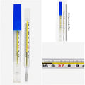 Digital Indoor Thermometer 4 Pack - Large Display Room Thermometer with Accurate Fast Reading, Glass Sensor, Indoor Temperature Monitor for Home Office Bedroom Greenhouse - Blue