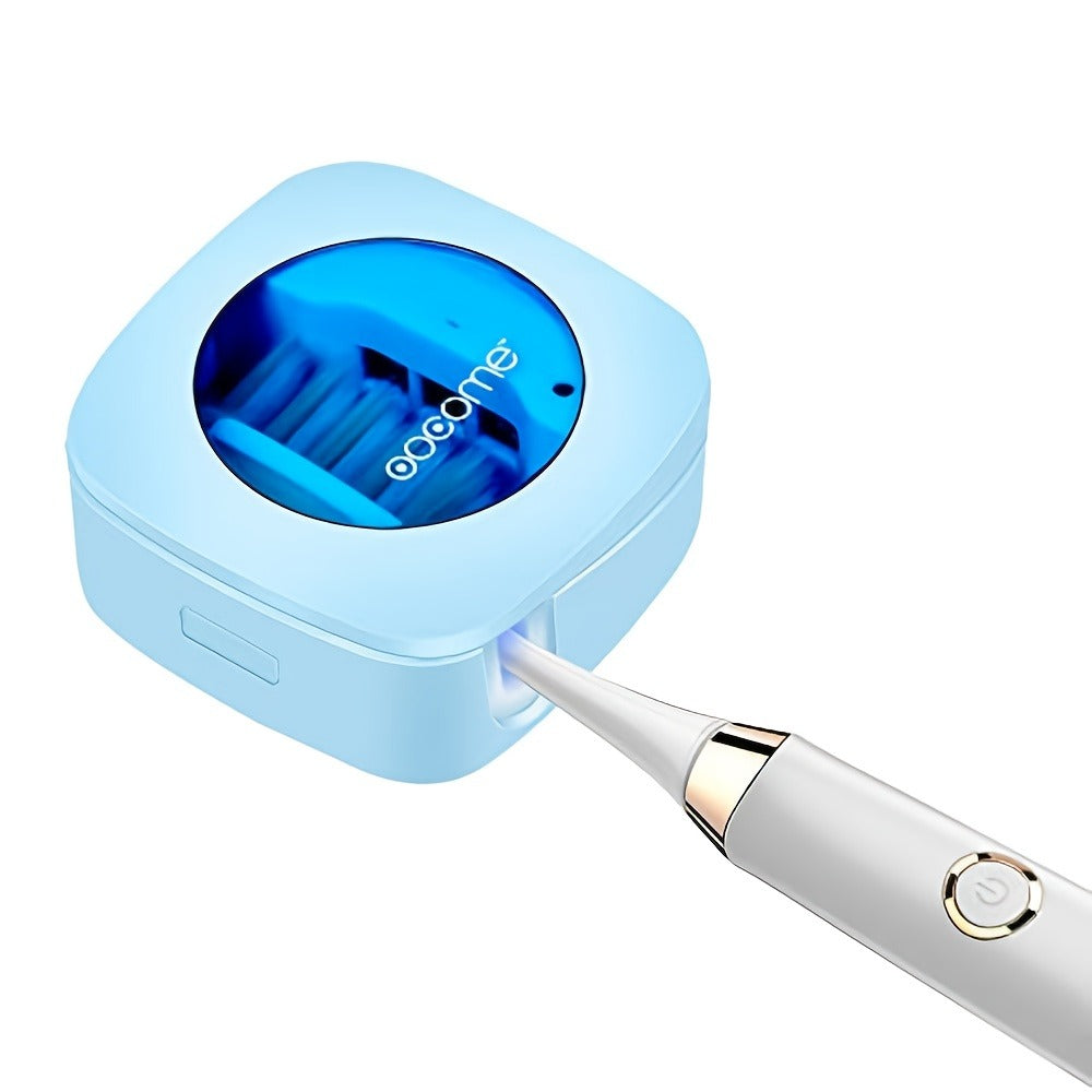 Toothbrush Case USB Rechargeable ¨C 200mAh Battery Compact Portable Toothbrush Protective Cover for Travel, Perfect Gift for Family & Friends on Christmas, Mother's Day & Father's Day, 4 Colors