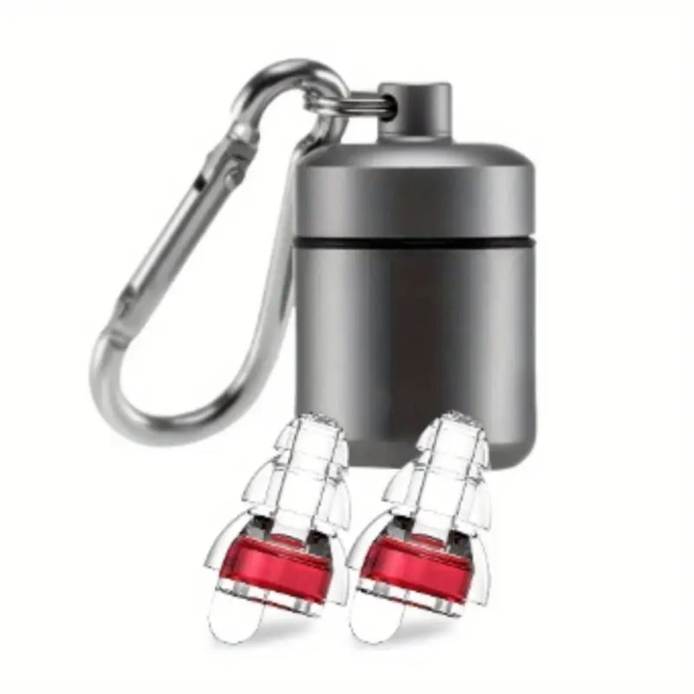 High Fidelity Earplugs for Concerts Musicians 24dB Noise Reduction ¨C Advanced Filter Technology Ear Protection for Music Festivals, DJs, Nightclub, Drummers, Professional Work and Industrial Use