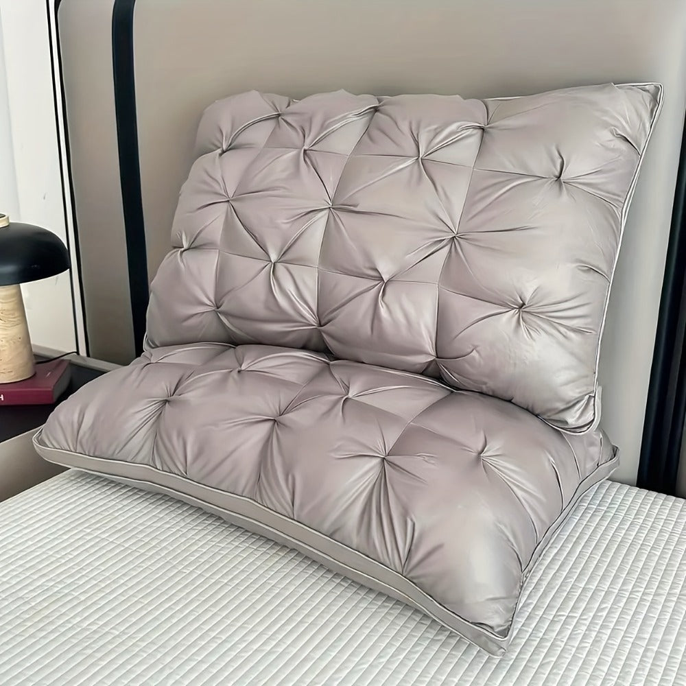 Hotel Quality Bed Pillows Ultra Soft Polyester Fill for Side Back Stomach Sleepers Machine Washable Luxury Sleep Pillow Set