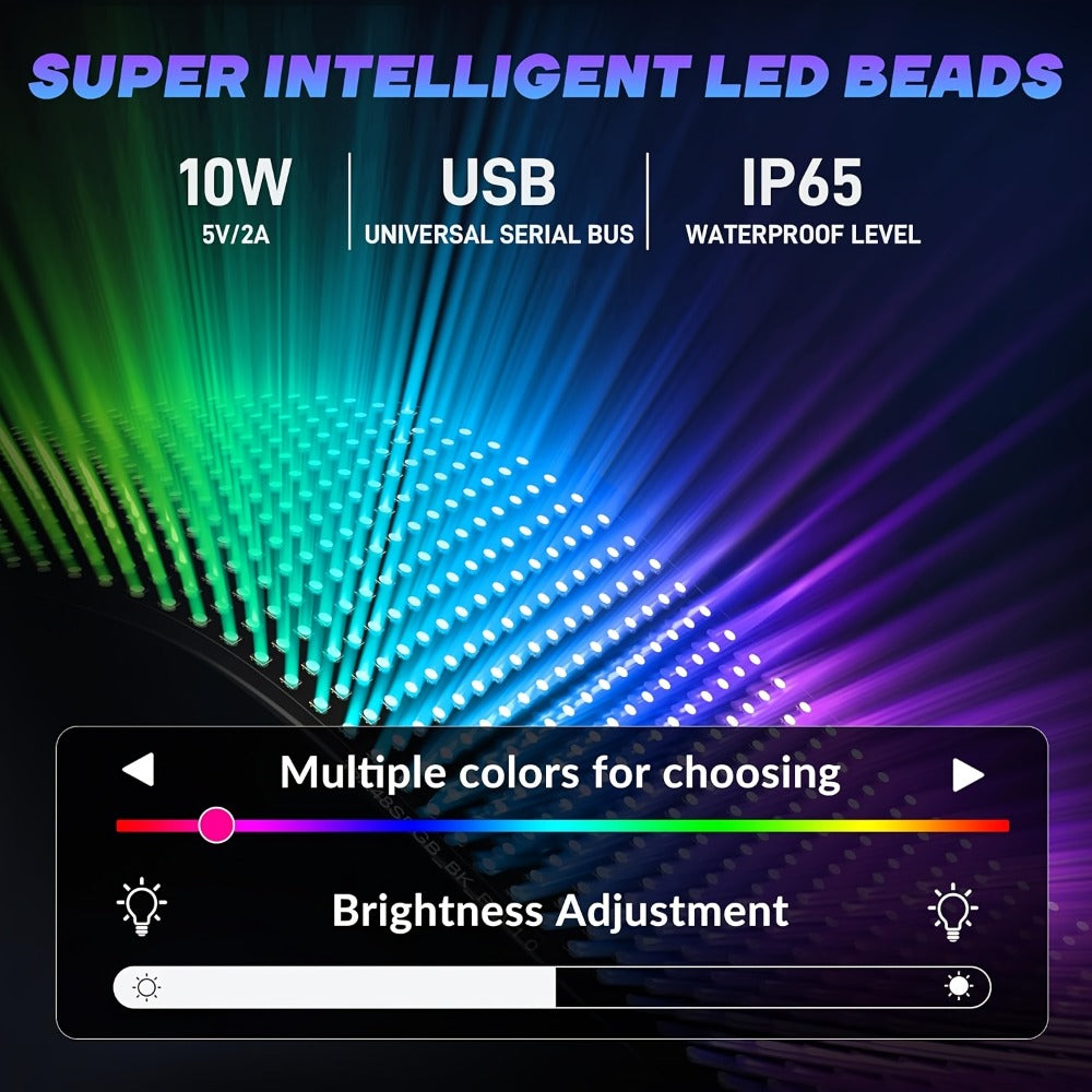 LED Scrolling Sign App Controlled Flexible LED Matrix Display Panel Programmable Animated Text for Car Home Party Birthday Holiday Decoration - Multiple Sizes