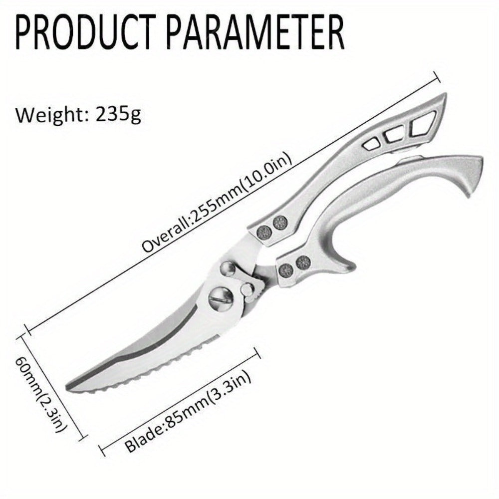 Chef Knife Set 8 PCS Professional Kitchen Knives - Stainless Steel Forged Blade, Boning Knife, Butcher Knife & Kitchen Scissors, Ultra-Sharp Full Tang Design