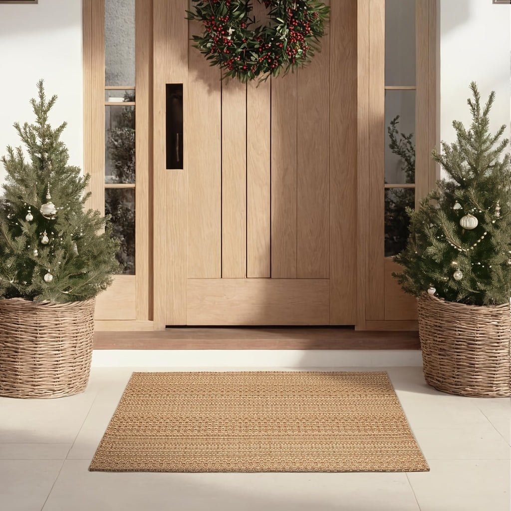 Washable Area Rug Non-Slip Rubber Backed Braided Woven Cotton Kitchen Mat Indoor Entryway Living Room Bedroom Floor Rug Multi-Size