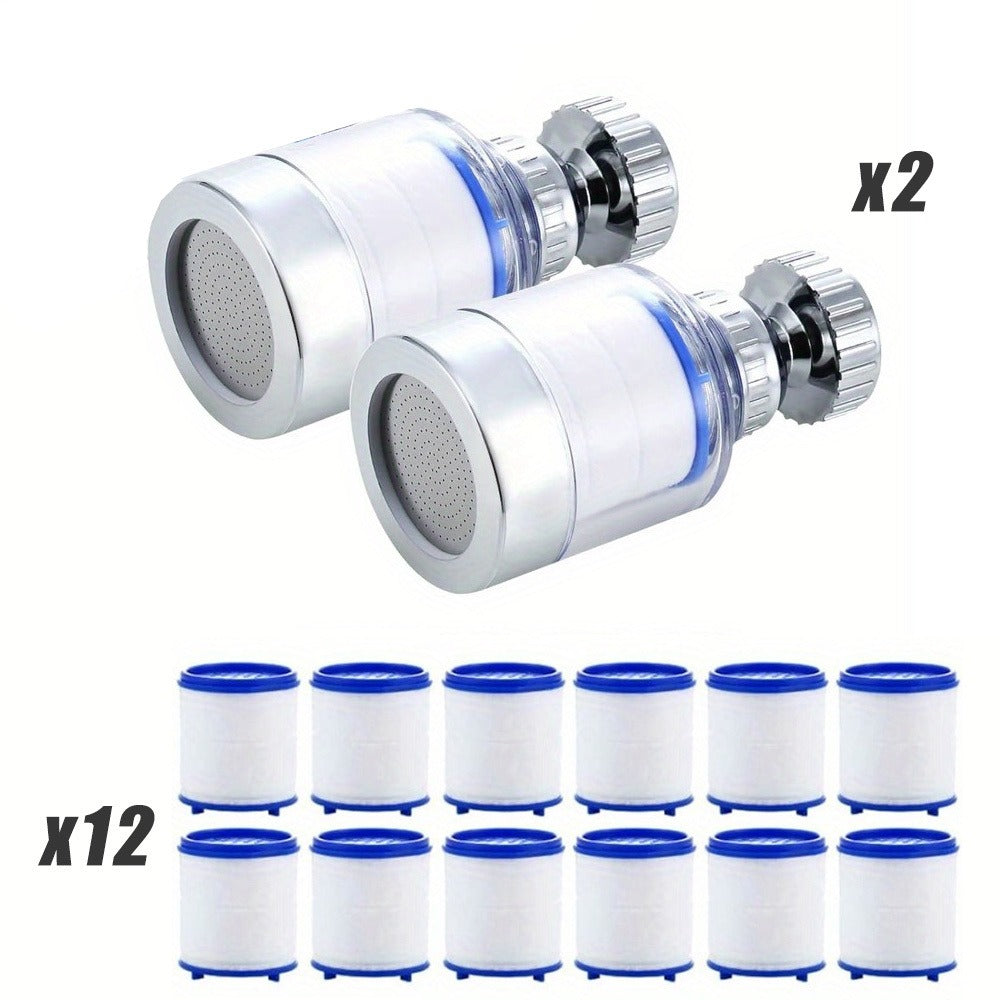 Faucet Aerator 360¡ã Rotating Sink Filter ¨C Universal Pressurized Spray Head for Kitchen & Bathroom, Adjustable Water Flow, Easy Install, Transparent Filter, Multi-Pack Options
