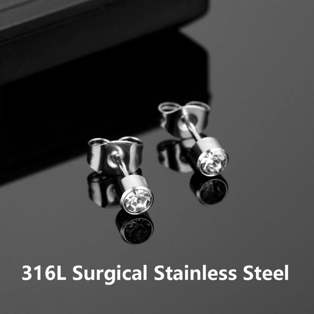 Ear Piercing Gun Kit with 24pcs Stainless Steel Studs ¨C Professional Self Piercing Tool for Ear & Nose with Marking Pen, Safe & Easy to Use for Home & Salon
