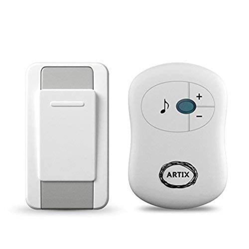 Wireless Doorbell Kit 36 Chimes 100M Range Waterproof ¨C Adjustable Volume 25-110dB, Plug-In Receiver & Push Button Transmitter, No Wiring Easy Install for Home Office Store & Classroom