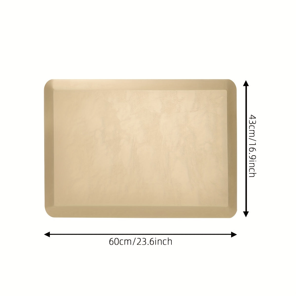 Anti-Fatigue Kitchen Mat 3/4 Inch Thick Non-Slip Foam Cushion Standing Desk Mat for Kitchen Office Laundry