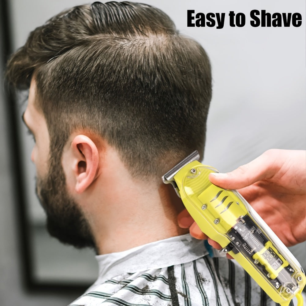Hair Clipper Kit for Men Cordless USB Rechargeable LCD Screen Beard Trimmer Hair Cutting Set Professional Home Salon Grooming Kit Father's Day Gift