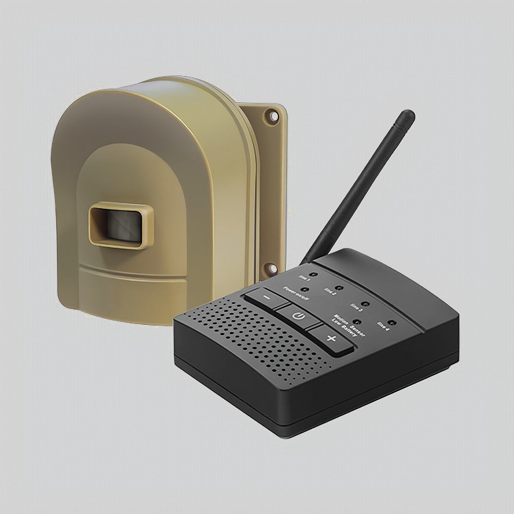 Driveway Alarm Wireless Sensor System 1/2 Mile Range ¨C Motion Sensor Detector for Home, Mailbox & Perimeter Security, Battery Operated, 38 Ringtones