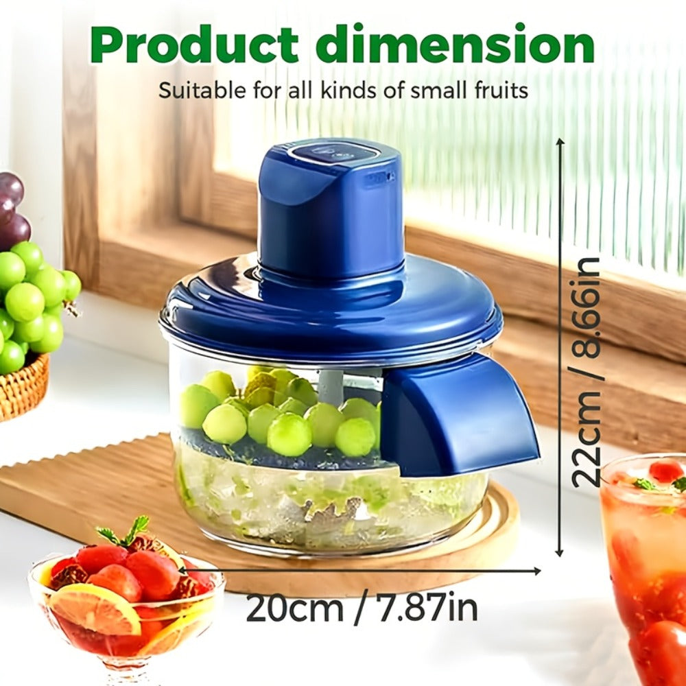 Electric Fruit Peeler Multifunctional Automatic Peeling Machine for Grapes Garlic Cherry Tomatoes Small Fruits & Vegetables - Fast 10-20 Second Peeling High Efficiency Kitchen Gadget for Home Cooking