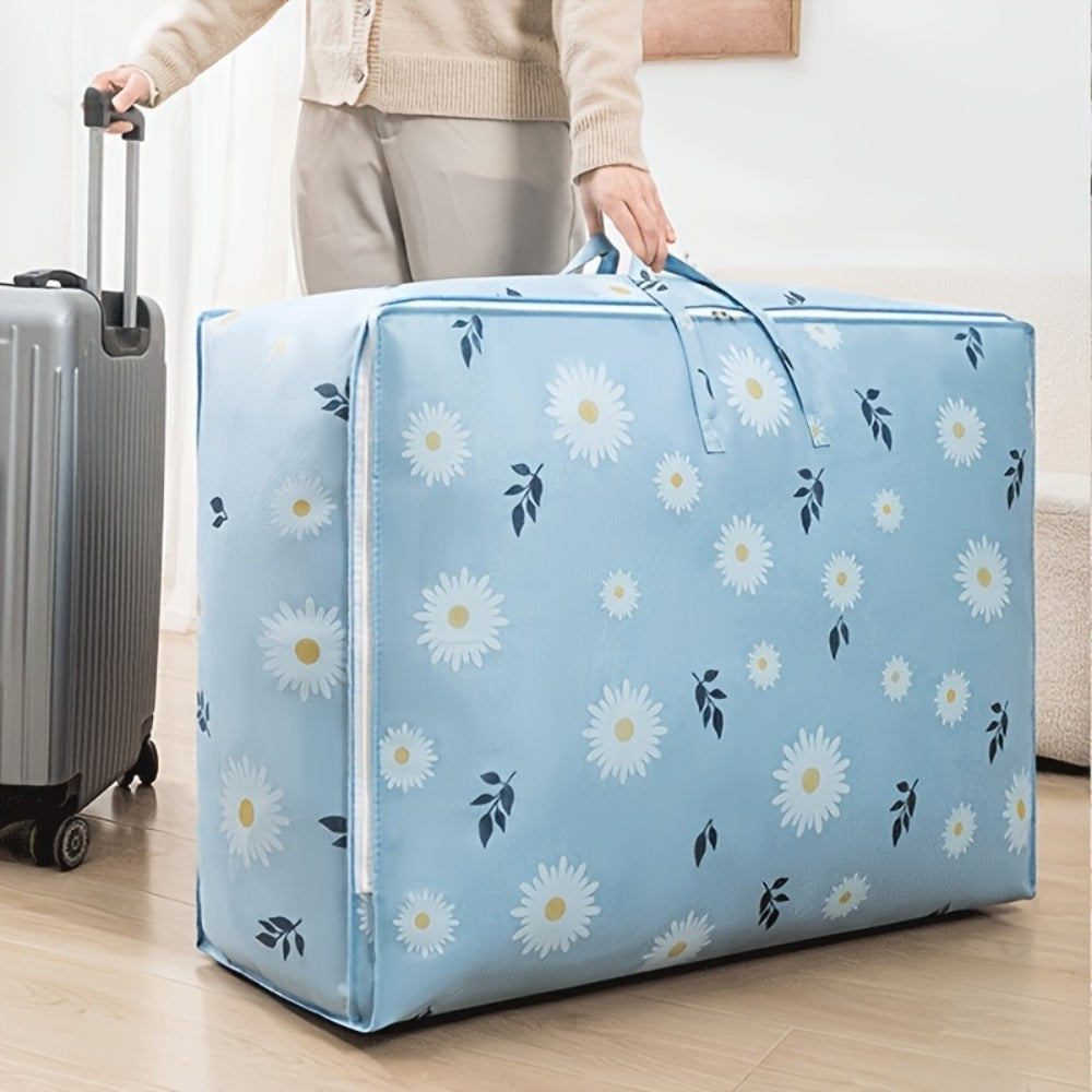 Under Bed Storage Bags 6pcs 140L - Large Capacity Foldable Organizer Bags for Clothes Blankets Bedding, Space Saving Underbed Storage