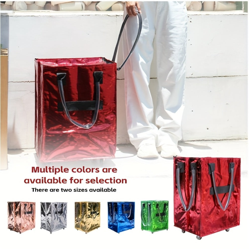 Rolling Travel Luggage Bag with Wheels Carry On Handbag Multi-Functional Wheeled Duffel Bag for Women Men - Lightweight Outdoor Travel Bag M & L Size Multiple Colors
