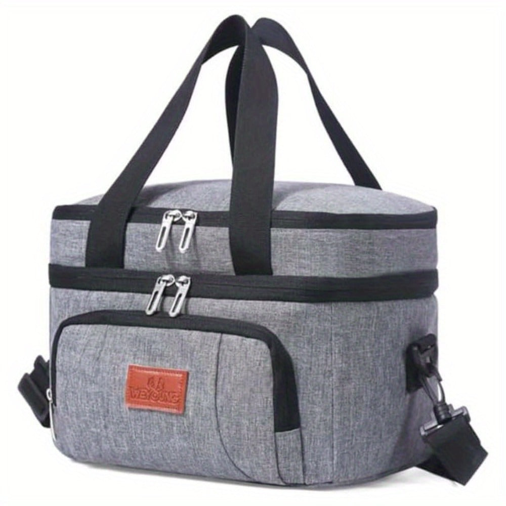 Insulated Lunch Bag Oxford Cloth Portable Food Bag Multipurpose Thermal Snack Bag for Work School Picnic Travel