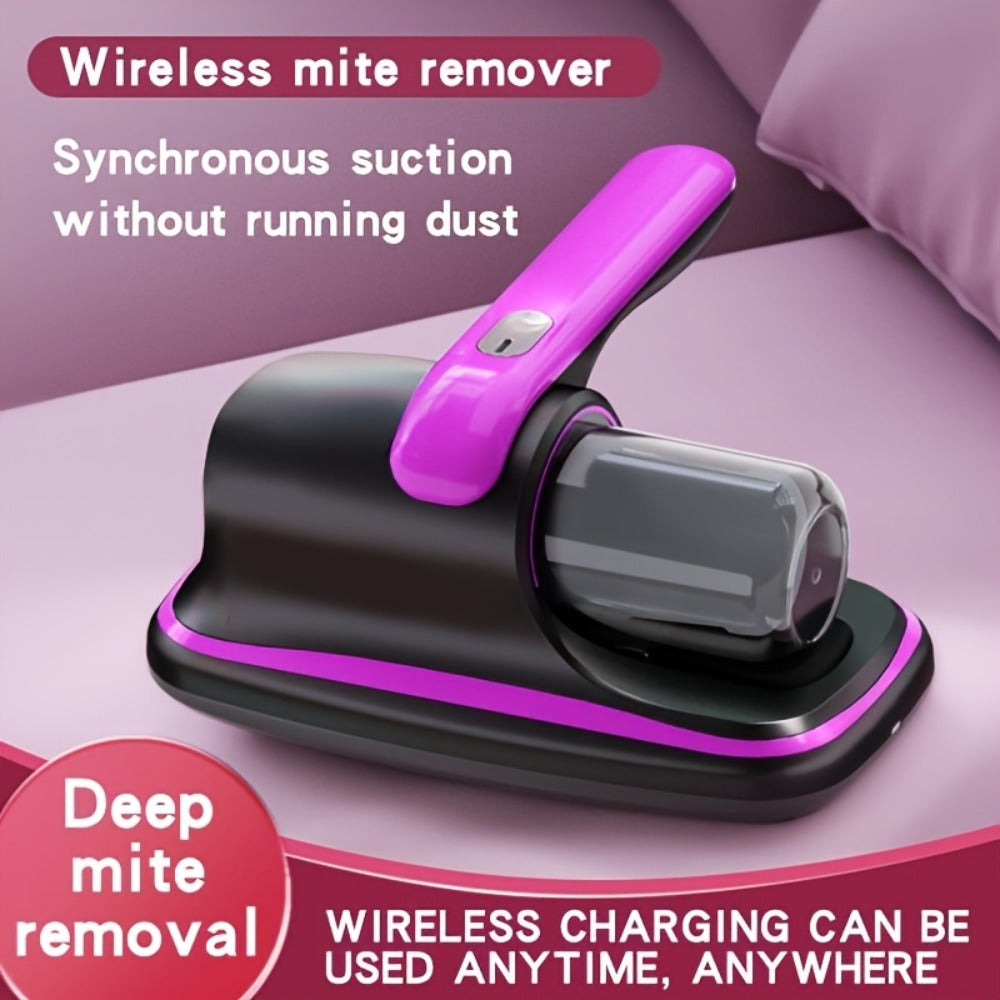 UV Handheld Bed Vacuum Cleaner Rechargeable ¨C Super Suction, Low Noise, Washable Filter for Deep Cleaning Mattress, Sofa, Pet Hair & Dust Mites, Cordless