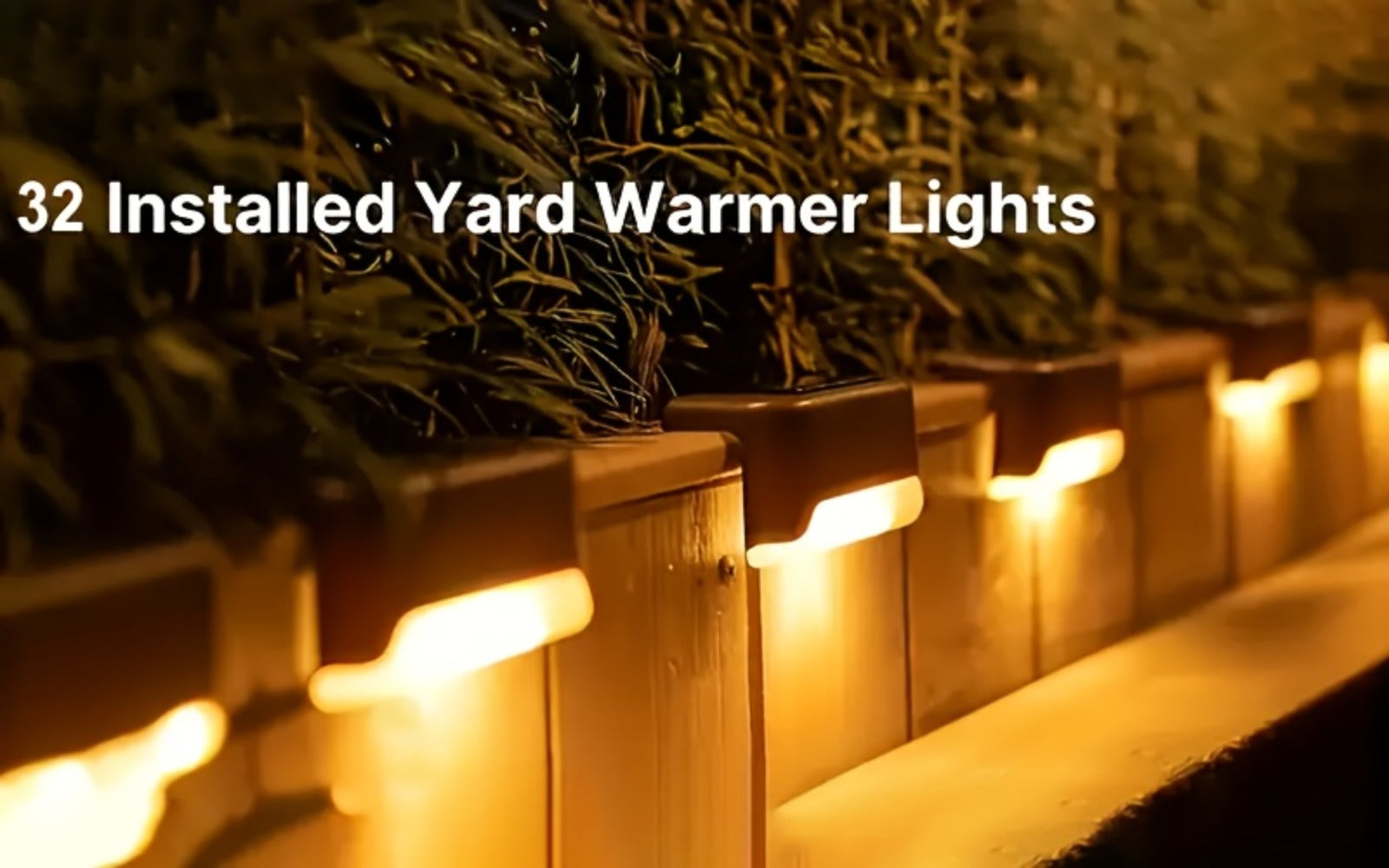Solar Powered LED Deck Lights ¨C Auto On/Off Outdoor Step Lights for Stairs, Fence, Pathway & Patio, 12-Hour Continuous Lighting, Weatherproof Solar Stair Lights for Garden, Yard & Commercial Use