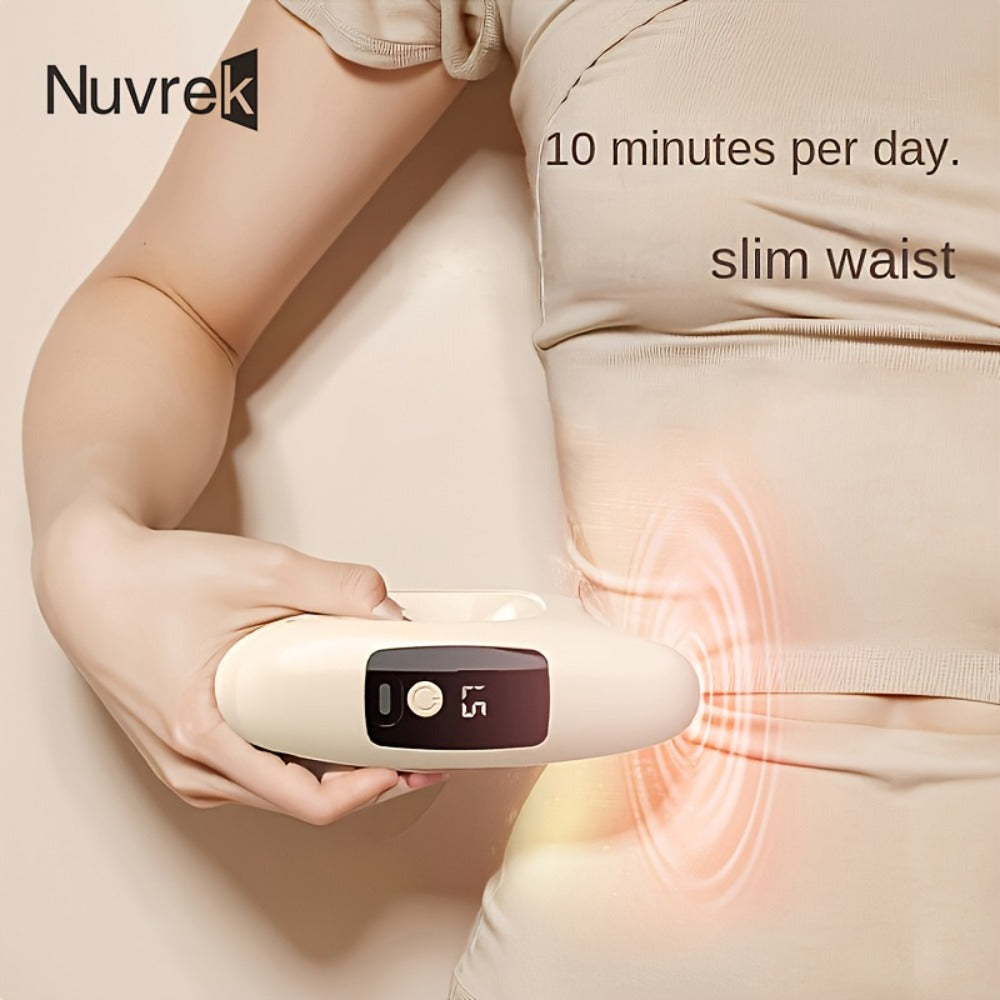 Massage Ring 5-Speed Fascia Massager for Neck Waist Back Full Body Fat Burning Relaxation Fitness