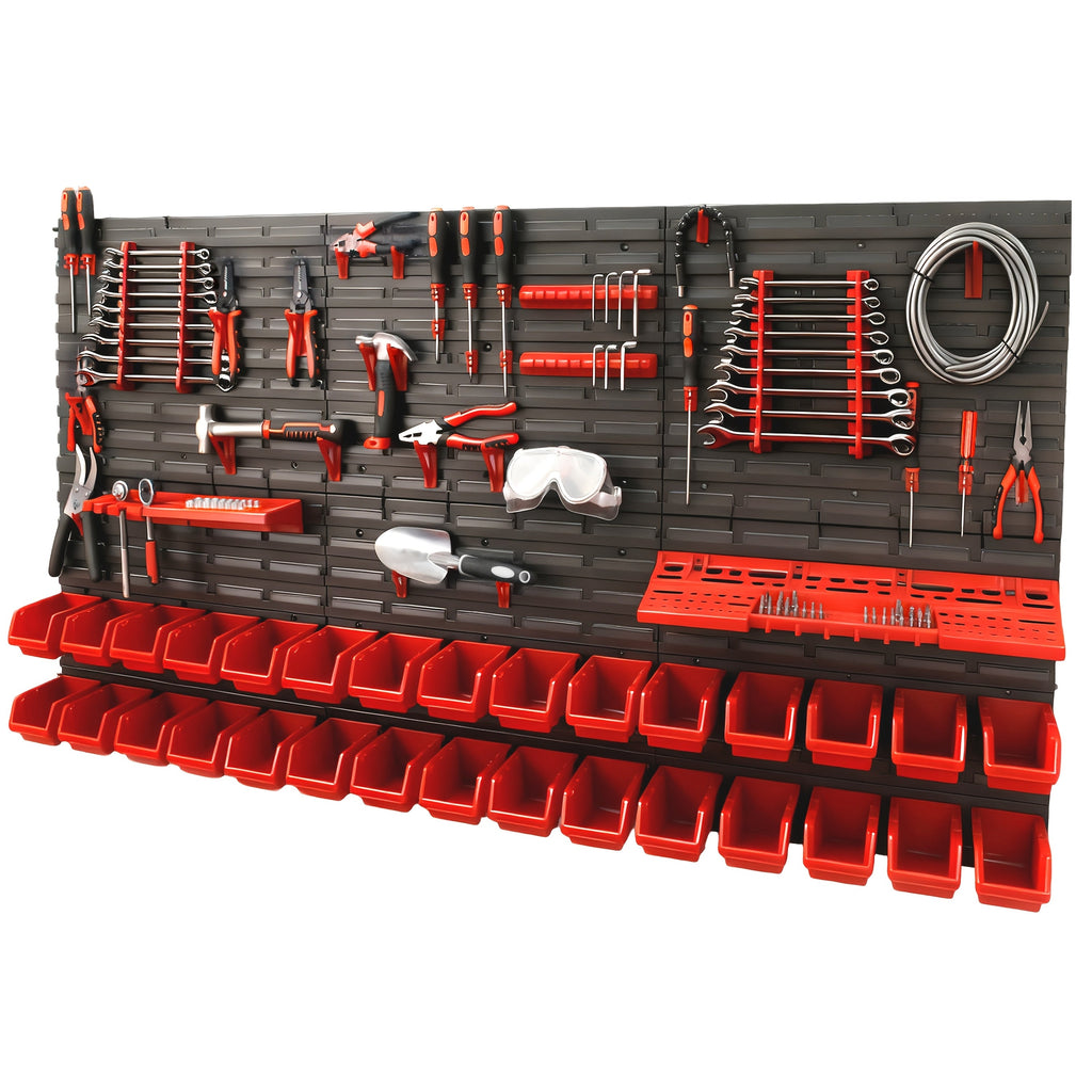 Tool Organizer Set ¨C Multi-Functional Wrench, Screwdriver, Drill Bit & Hammer Storage Rack | Garage Tool Organizer Wall Mount for 39/69 Piece Tool Sets | Workshop Tool Holder Gift for Men & DIY Enthusiasts