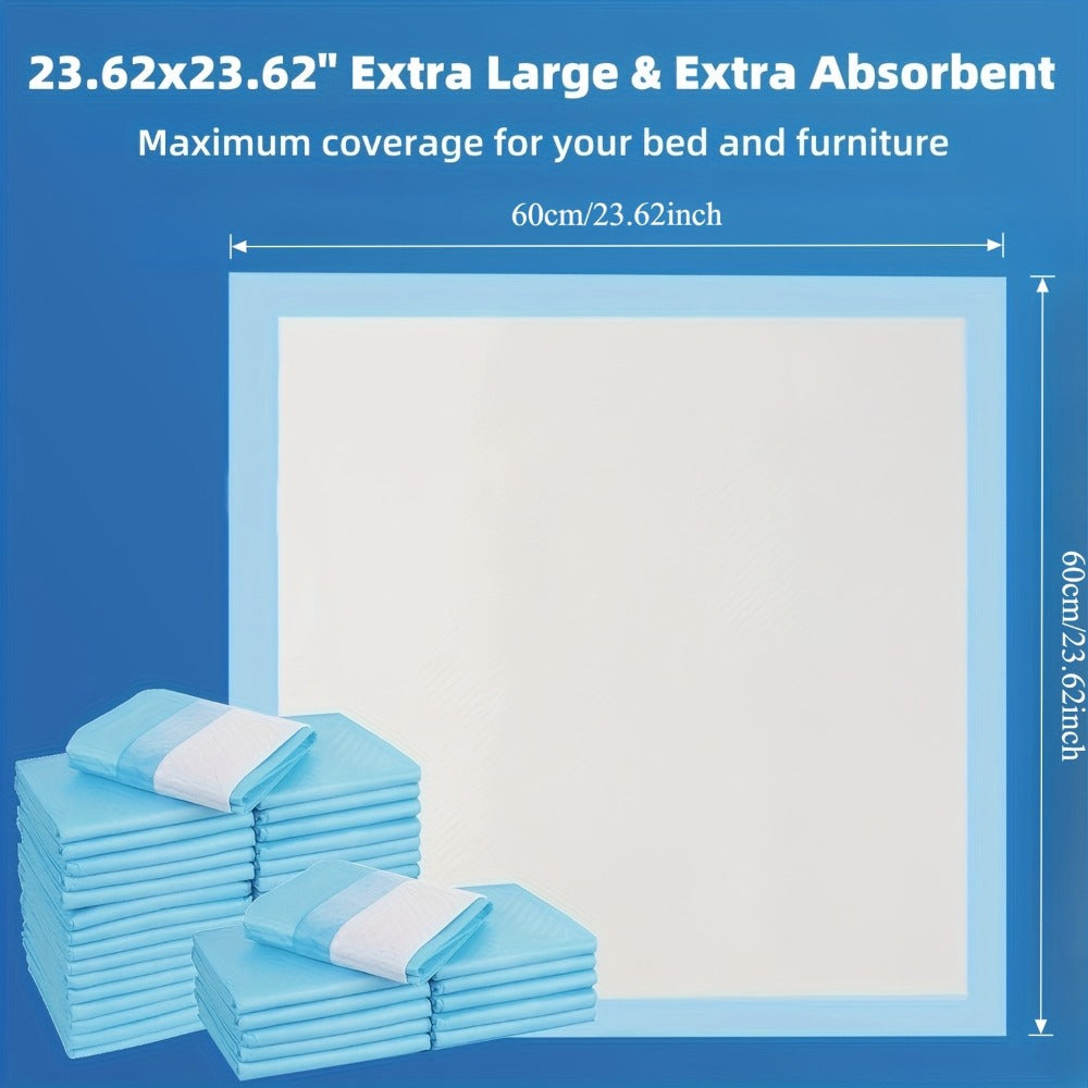 Disposable Incontinence Bed Pads for Adults and Elderly Thickened Highly Absorbent Leak-Proof Underpads Adult Care Pads Protective Sheets for Elderly Bedding Pet Potty Training Pads 50 to 300 Pieces