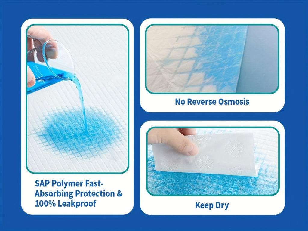 Extra Large Disposable Underpads 30x36 Inch Super Absorbent Adult Incontinence Bed Pads with Effective Odor Control Chucks Pads Leak-Proof Protection for Elderly and Adults 50 to 200 Pieces Value Pack
